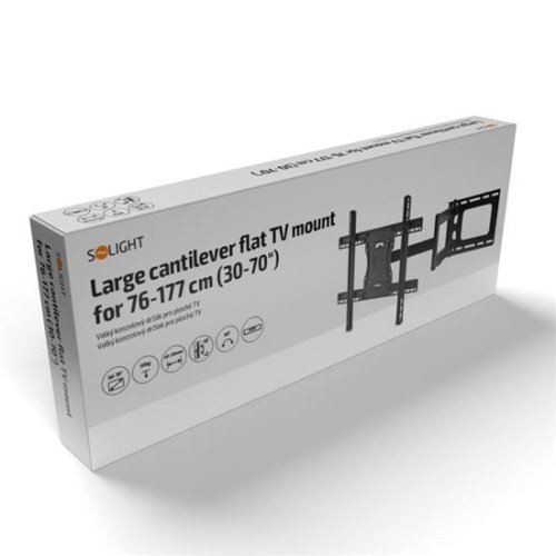 Solight velký konzolový držák pro ploché TV od 76 - 177cm (30'' - 70'')Solight velký konzolový držák pro ploché TV od 76 - 177cm (30'' - 70'')