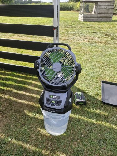 EGO AKU zvlhčovací ventilátor FN1000E-K1252 - sada AKCE NOVINKA