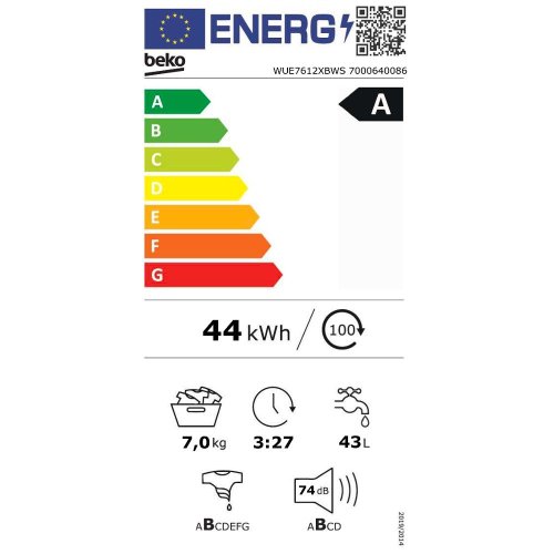 Pračka Beko WUE 7612 XBWS