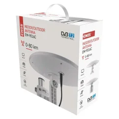 Venkovní anténa EMOS EM-9016C, 0–80 km DVB-T2